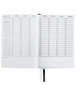 Sked Planner Small Classic Black Planner