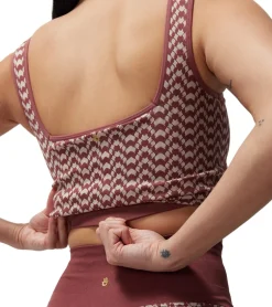 Spiritual Gangster Athena Seamless Jacquard Crop
