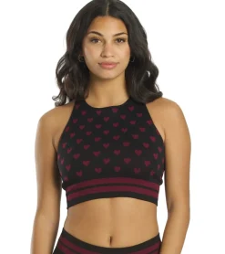 Spiritual Gangster High Neck Jacquard Bra