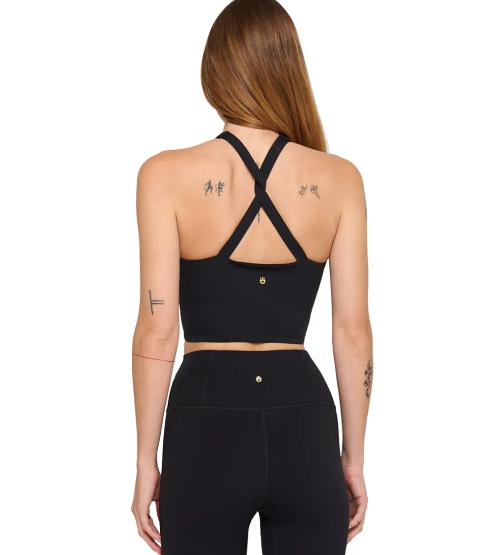 Spiritual Gangster Jules Cross Neck Crop Tank