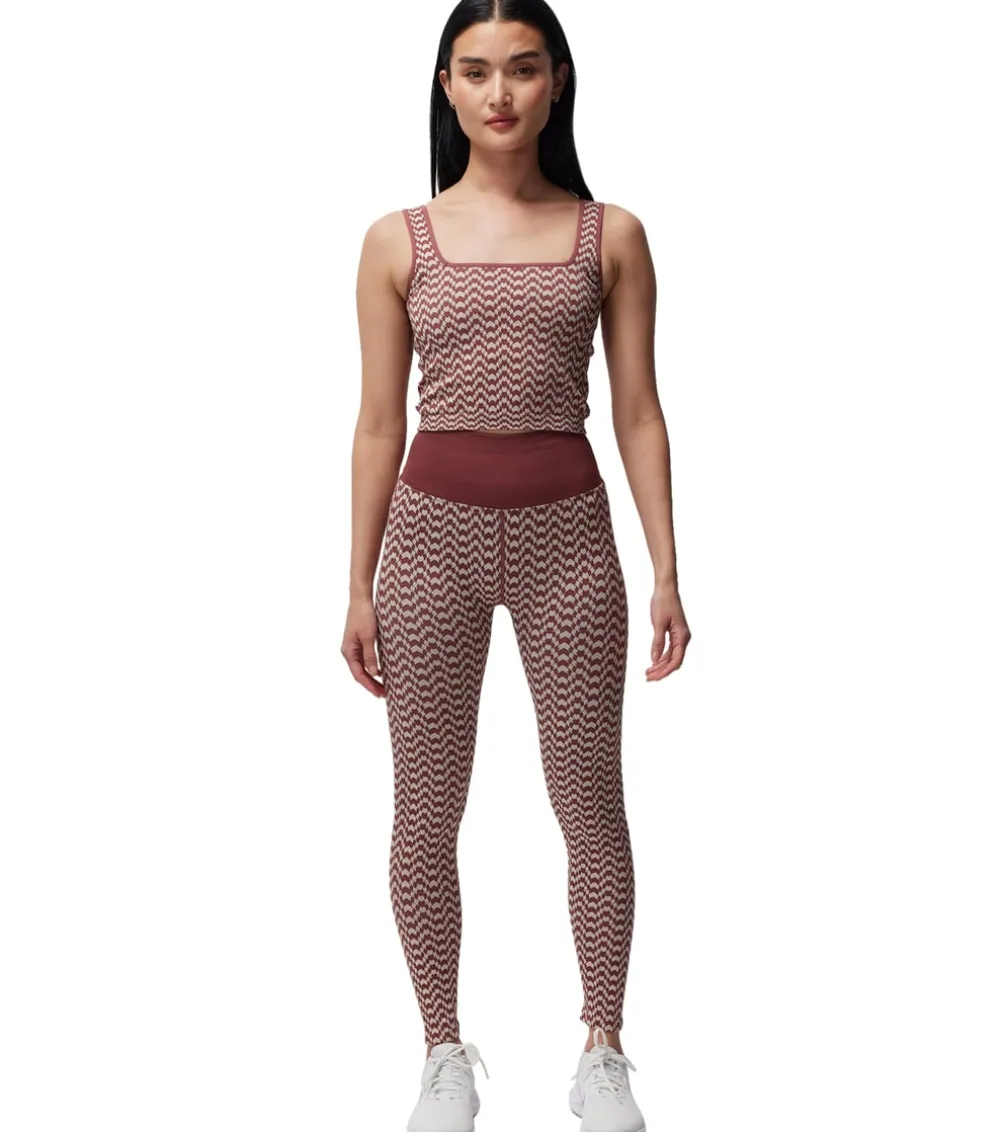 Spiritual Gangster Seamless Jacquard 7/8 Legging