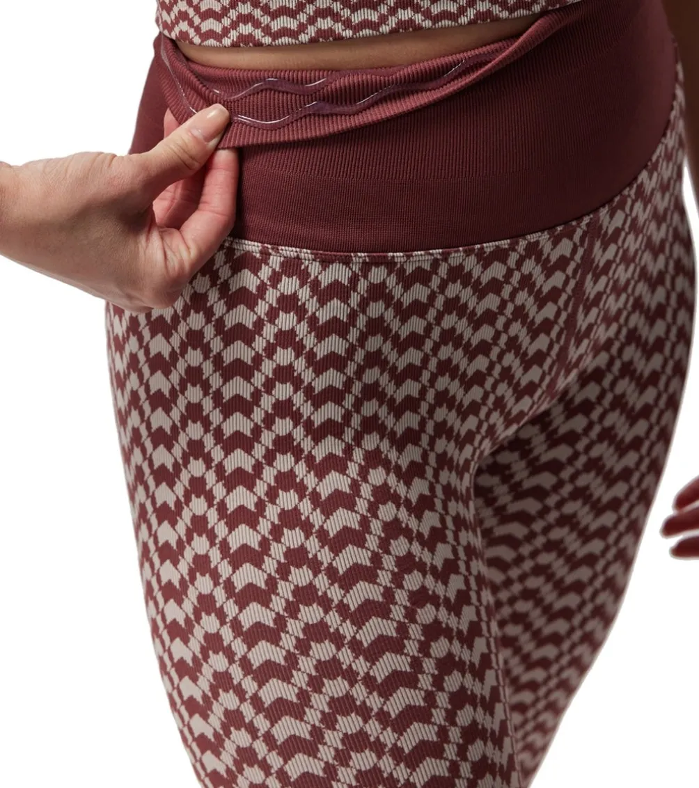 Spiritual Gangster Seamless Jacquard 7/8 Legging