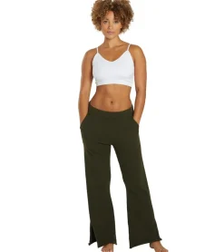 Spiritual Gangster Slim Wide Leg Chenille Pant