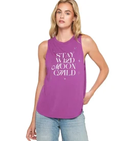 Spiritual Gangster Wild Moon Jade Muscle Tank