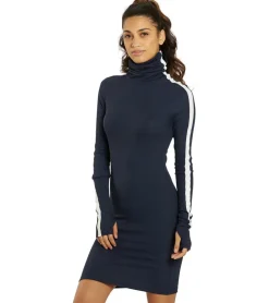 Splits 59 Jackson Rib Turtleneck Dress