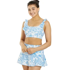 Sporti x Emma Weyant Riviera Ava Cropped Corset Tank