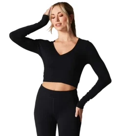 Tavi Criss Cross Long Sleeve Top