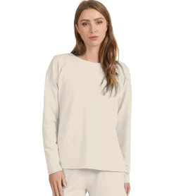 Thrive Societe Cross Back Satin Trim Pull Over