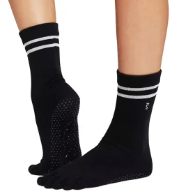Toesox Crew Full Toe Grip Socks