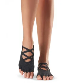 Toesox Elle Half-Toe Yoga Grip Socks