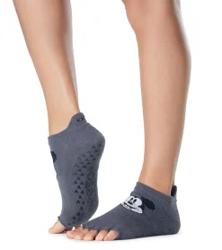 Toesox Grip Half Toe Low Rise Socks