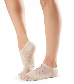 Toesox Luna Full-Toe Yoga Grip Socks