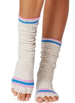 Toesox Slouch Half-Toe Grip Socks