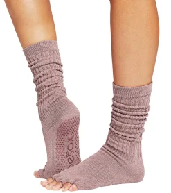 Toesox Slouch Half-Toe Grip Socks
