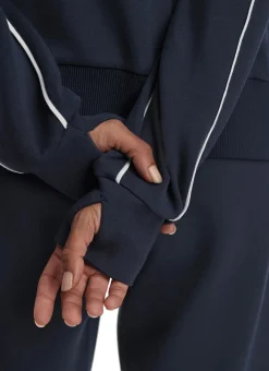 Varley Gia Zip Through Hooded Sweater Jacket
