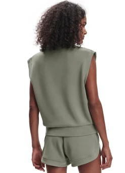Varley Loretta Half Zip Sleeveless Sweatshirt