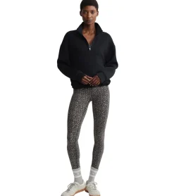 Varley Sian Cropped Half Zip Midlayer Pullover