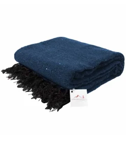 West Path Solid Color Mexican Yoga Blanket
