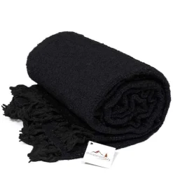 West Path Solid Color Mexican Yoga Blanket