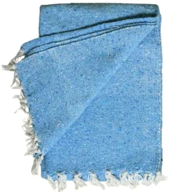 West Path Solid Color Mexican Yoga Blanket