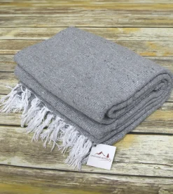 West Path Solid Color Mexican Yoga Blanket