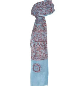 Yak & Yeti Mantra Om Printed Rayon Scarves