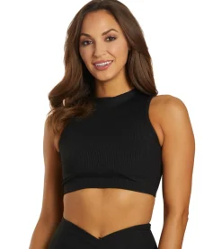 Year of Ours Ribbed Mock Neck Bra